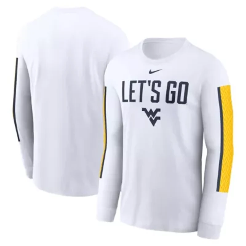 NCAA Nike West Virginia Mountaineers Local Spirit Slogan Long Sleeve T-Shirt