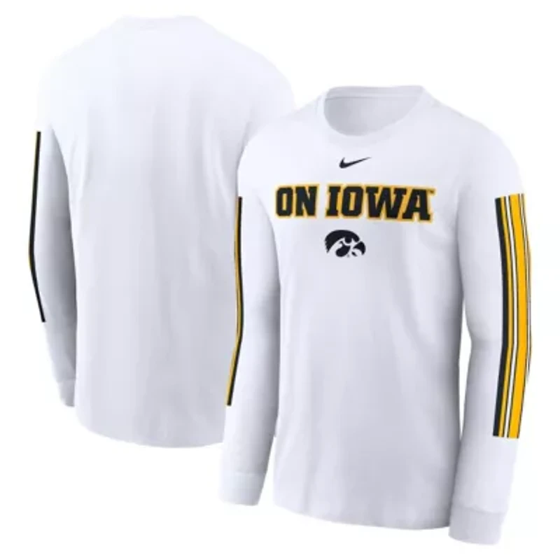 NCAA Nike Iowa Hawkeyes Local Spirit Slogan Long Sleeve T-Shirt