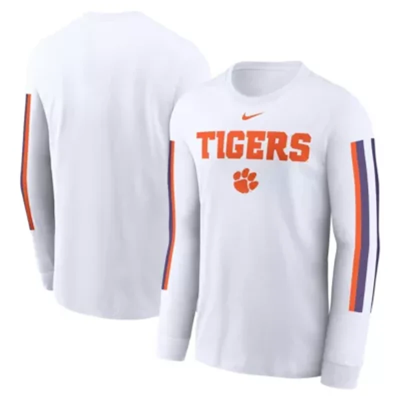 NCAA Nike Clemson Tigers Local Spirit Slogan Long Sleeve T-Shirt