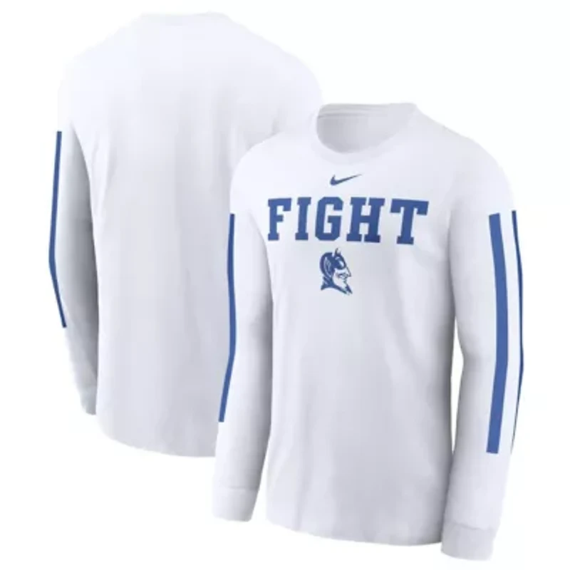 Duke Blue Devils NCAA Nike Local Spirit Slogan Long Sleeve T-Shirt