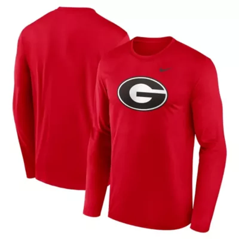 NCAA Nike Georgia Bulldogs Primetime Primary Legend Long Sleeve T-Shirt