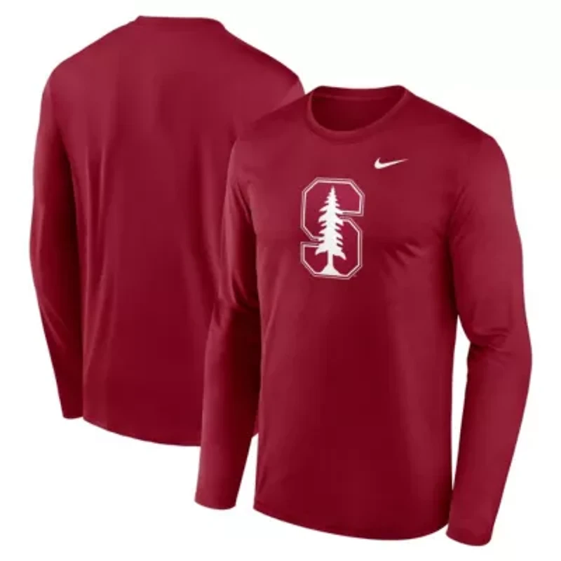 Stanford Cardinal NCAA Nike Primetime Primary Legend Long Sleeve T-Shirt