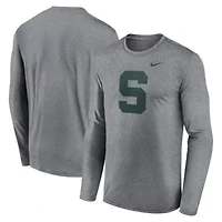 NCAA Nike Michigan State Spartans Primetime Alternate Logo Legend Performance Long Sleeve T-Shirt