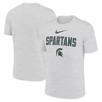 NCAA Nike Michigan State Spartans Campus Slant Velocity Performance T-Shirt
