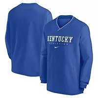 NCAA Nike Kentucky Wildcats 2024 Sideline Pullover Windshirt