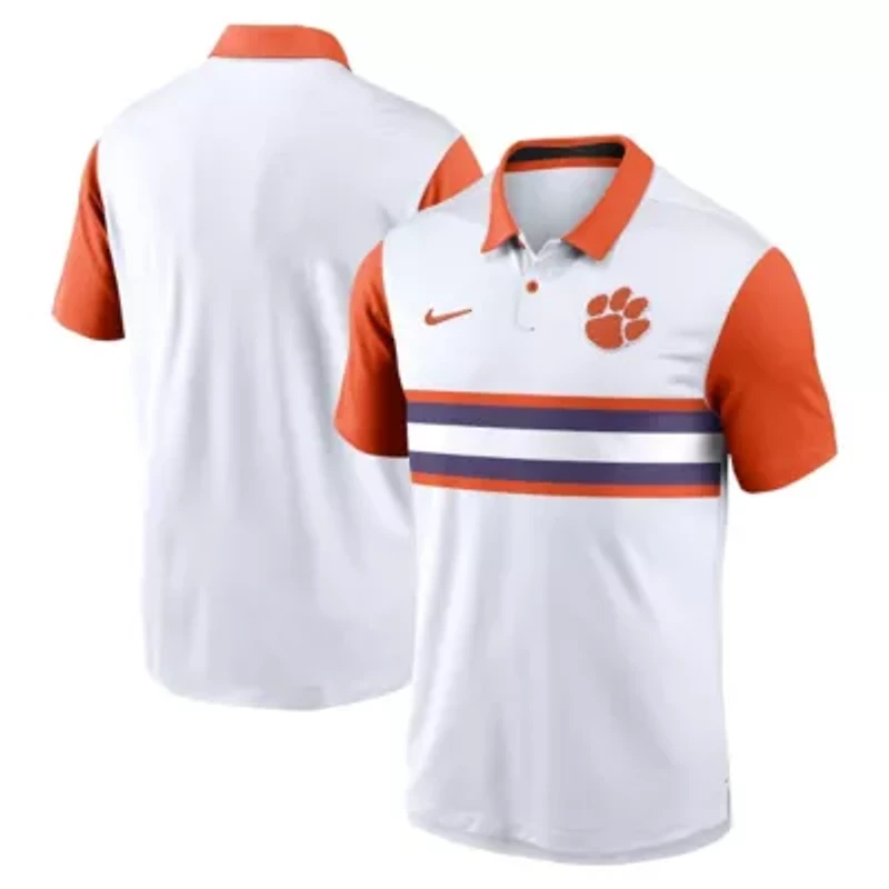 NCAA Nike Clemson Tigers Primetime Campus Pattern Vapor Dri-FIT Polo