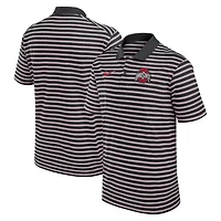 NCAA Nike Ohio State Buckeyes Primetime Victory Striped Dri-FIT Polo