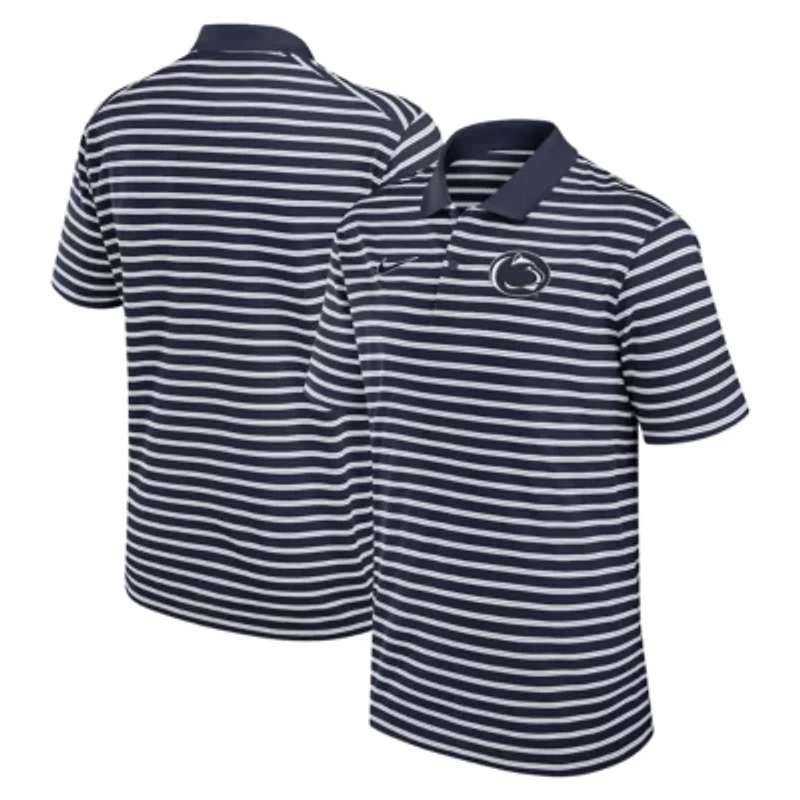 NCAA Nike Penn State Nittany Lions Primetime Victory Striped Dri-FIT Polo
