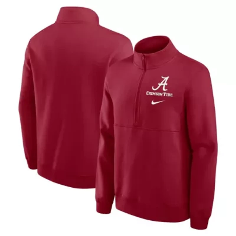 Alabama Crimson Tide NCAA Nike Primetime Club Half-Zip Pullover