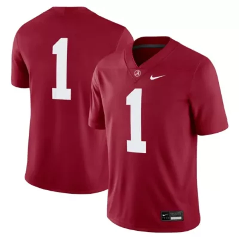 Alabama Crimson Tide NCAA Nike #1 Game Jersey