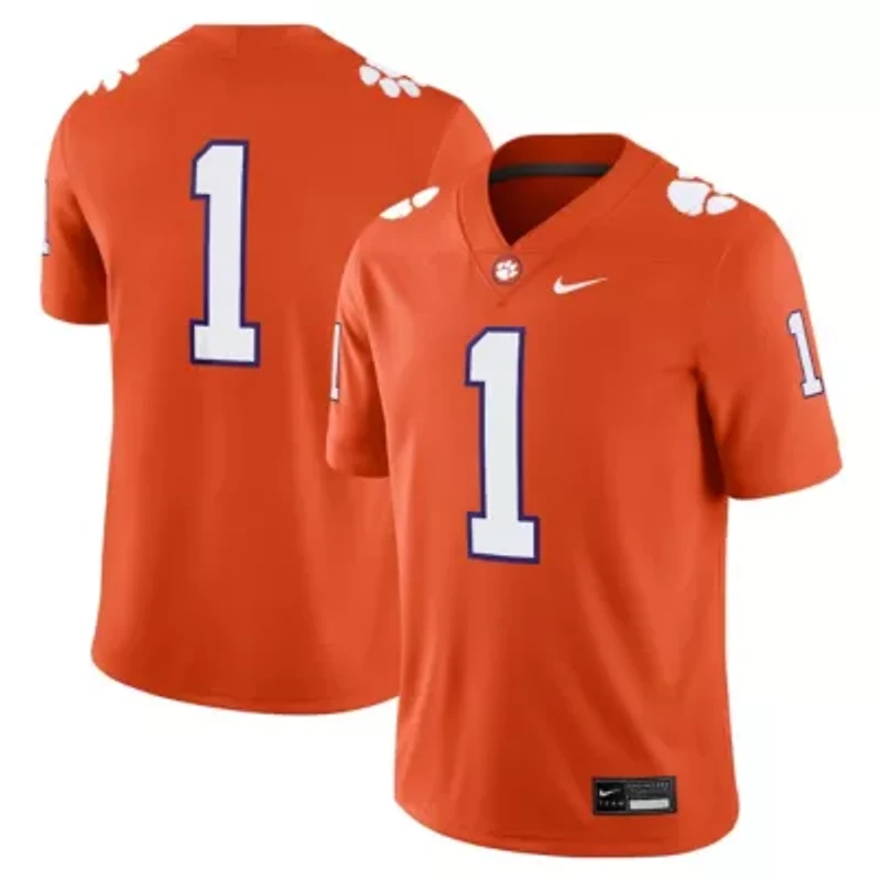 NCAA Nike #1 Clemson Tigers Game Jersey