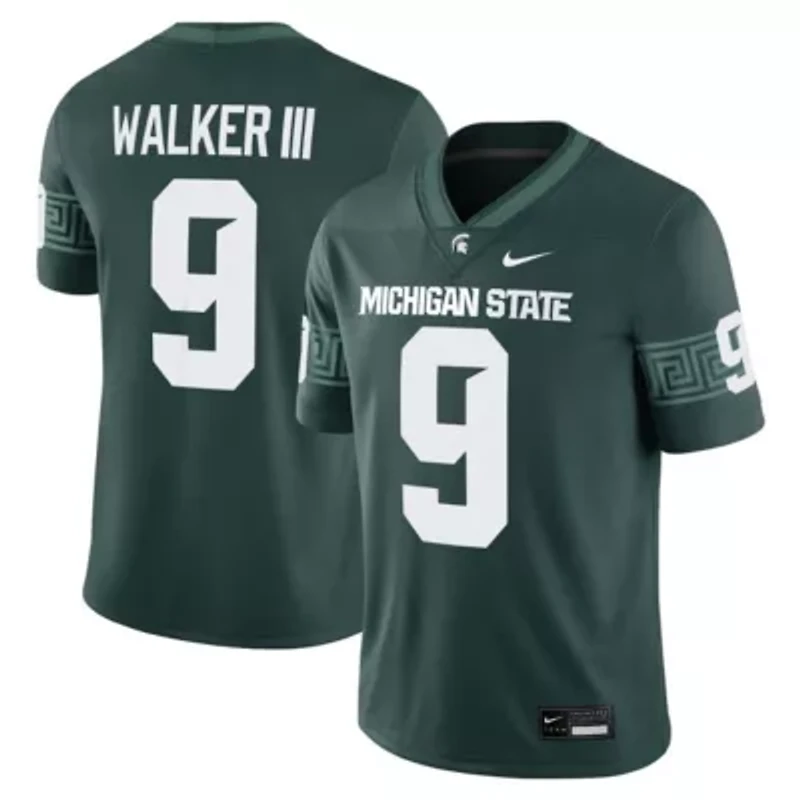 NCAA Nike Kenneth Walker III Michigan State Spartans Alumni Game Jersey