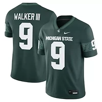 NCAA Nike Kenneth Walker III Michigan State Spartans Alumni Game Jersey