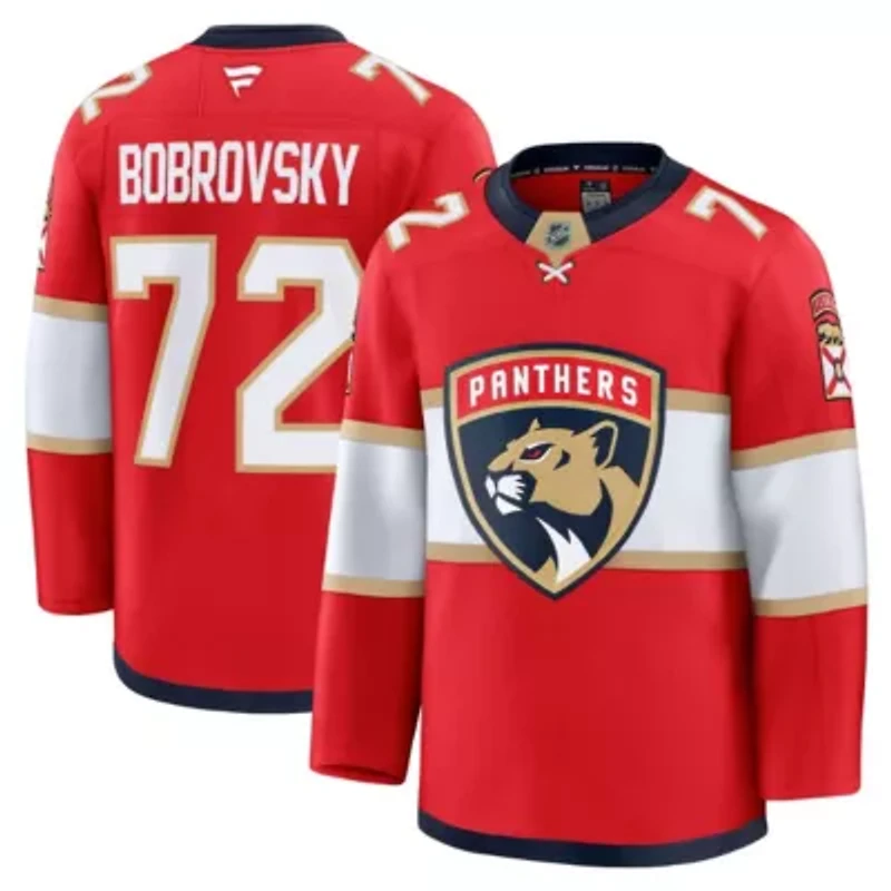 NHL Fanatics Sergei Bobrovsky Florida Panthers Premium Jersey
