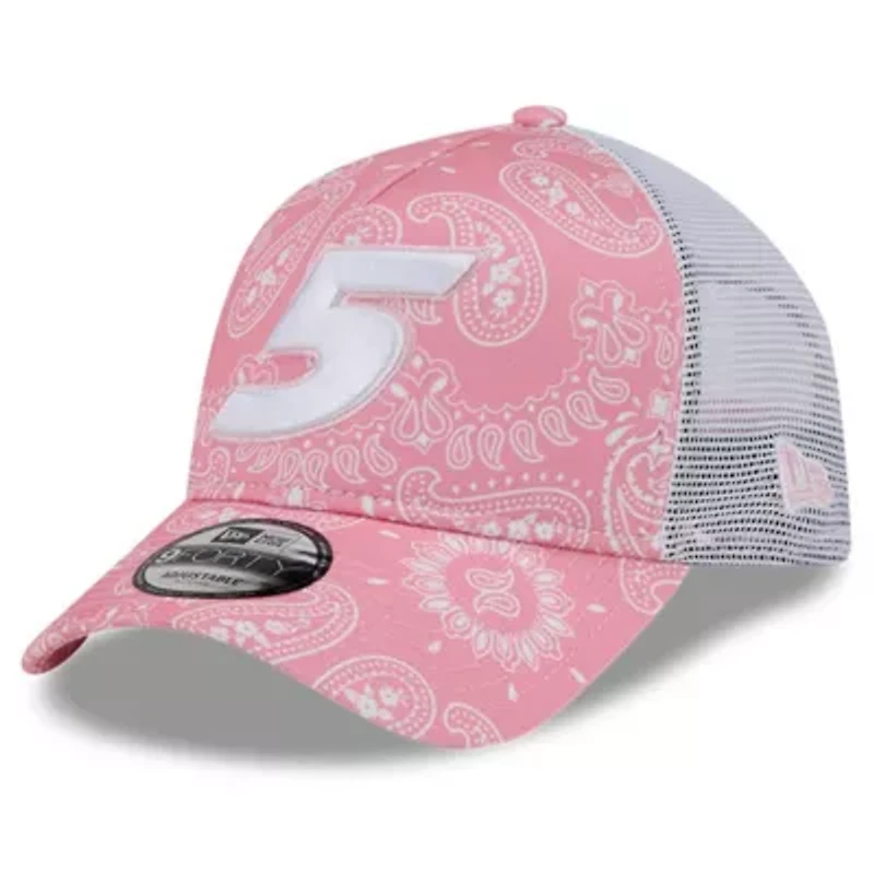 NASCAR Kyle Larson 9FORTY A-Frame Trucker Paisley Adjustable Hat