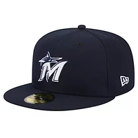 MLB Miami Marlins Logo 59FIFTY Fitted Hat