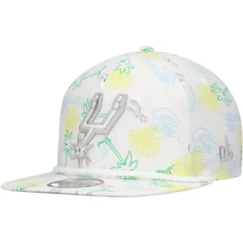 NBA San Antonio Spurs Palm Trees and Waves Golfer Adjustable Hat