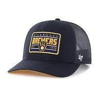 MLB Milwaukee Brewers Hardline Trucker Adjustable Hat