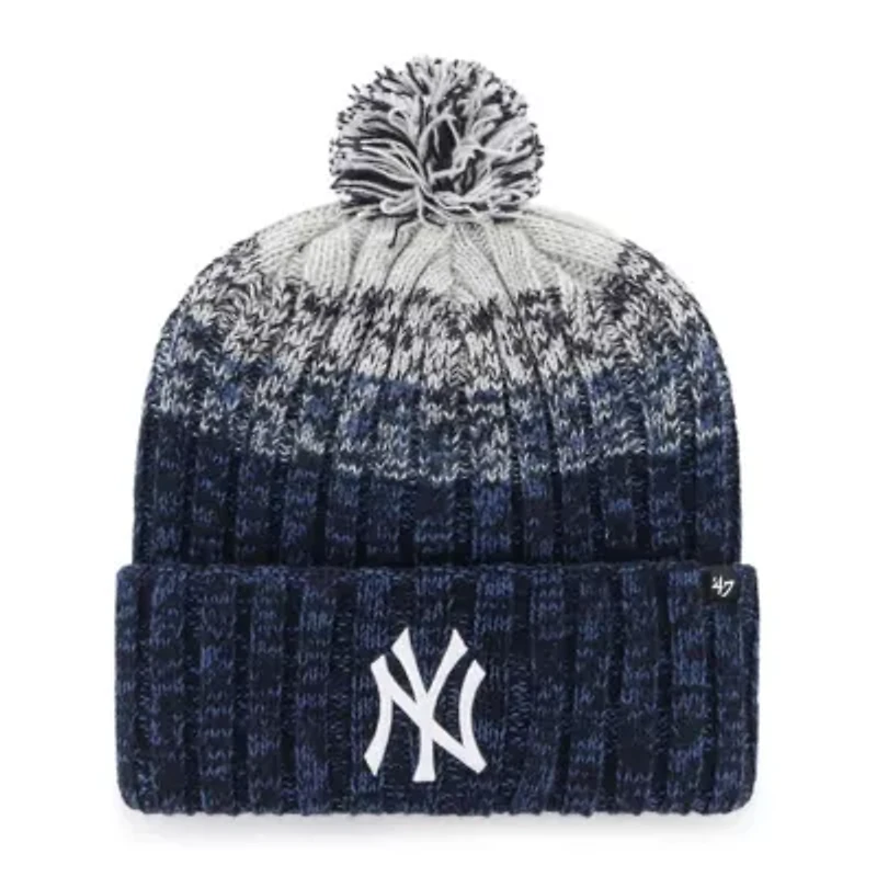 MLB New York Yankees Cascade Cuffed Knit Hat with Pom