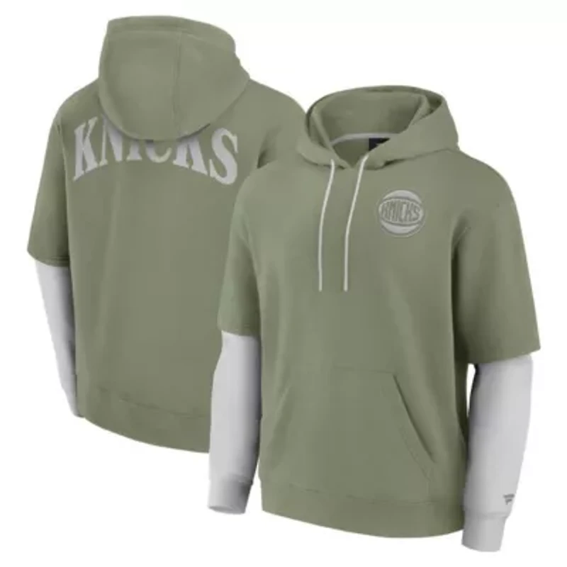 NBA Fanatics New York Knicks Elements Sleek Pullover Hoodie