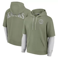 NBA Fanatics New York Knicks Elements Sleek Pullover Hoodie