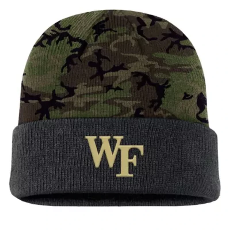 NCAA Nike Wake Forest Demon Deacons Military Appreciation Cuffed Knit Hat