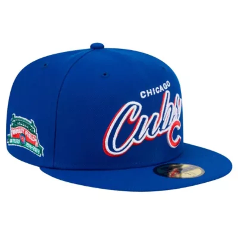 MLB Chicago Cubs Script Sided 59FIFTY Fitted Hat