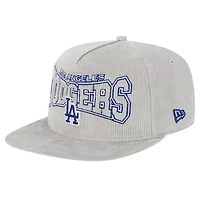 MLB Los Angeles Dodgers Corduroy Golfer Snapback Hat
