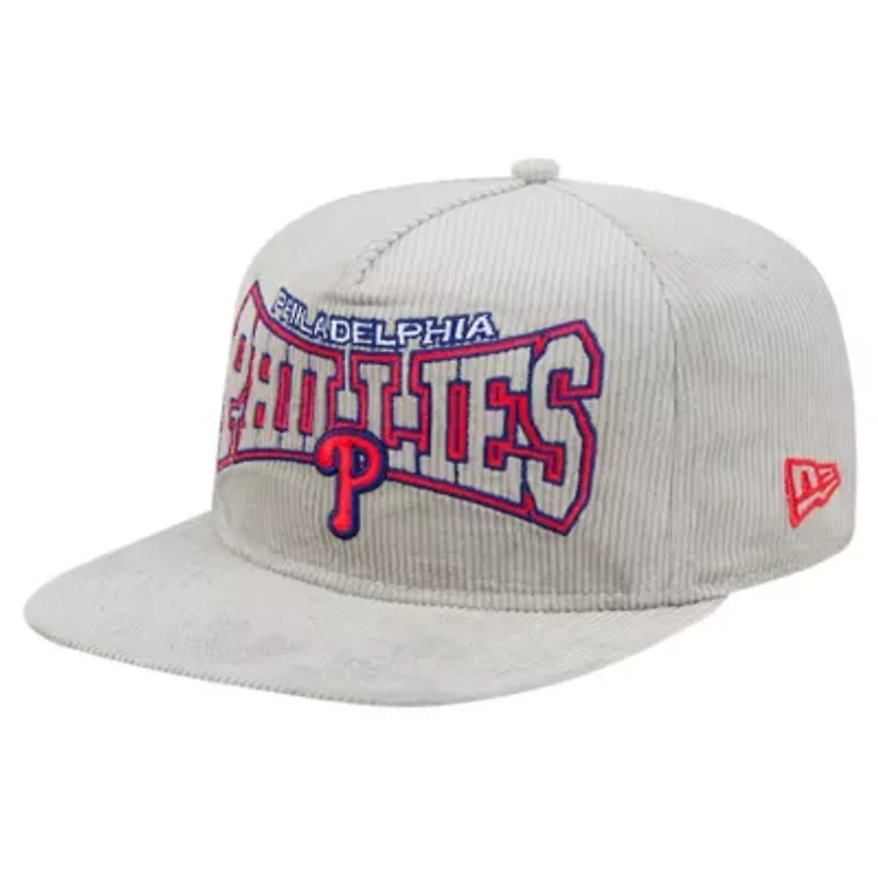 MLB Philadelphia Phillies Corduroy Golfer Snapback Hat