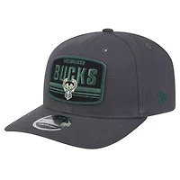 NBA Milwaukee Bucks Team Elevated Patch 9SEVENTY Adjustable Hat