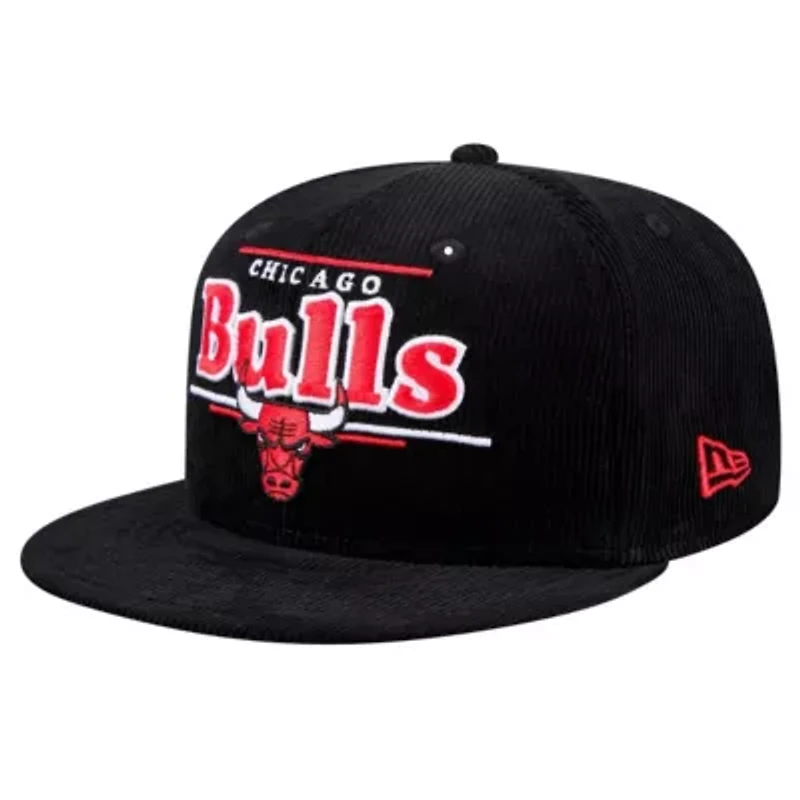 NBA Chicago Bulls Throwback Display Corduroy 9FIFTY Snapback Hat