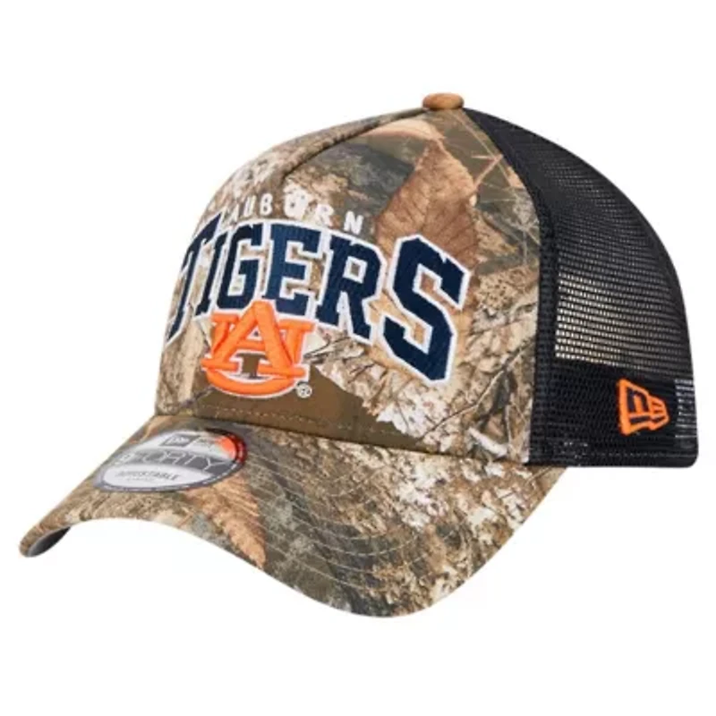 NCAA Camo/Navy Auburn Tigers 9FORTY A-Frame Adjustable Hat