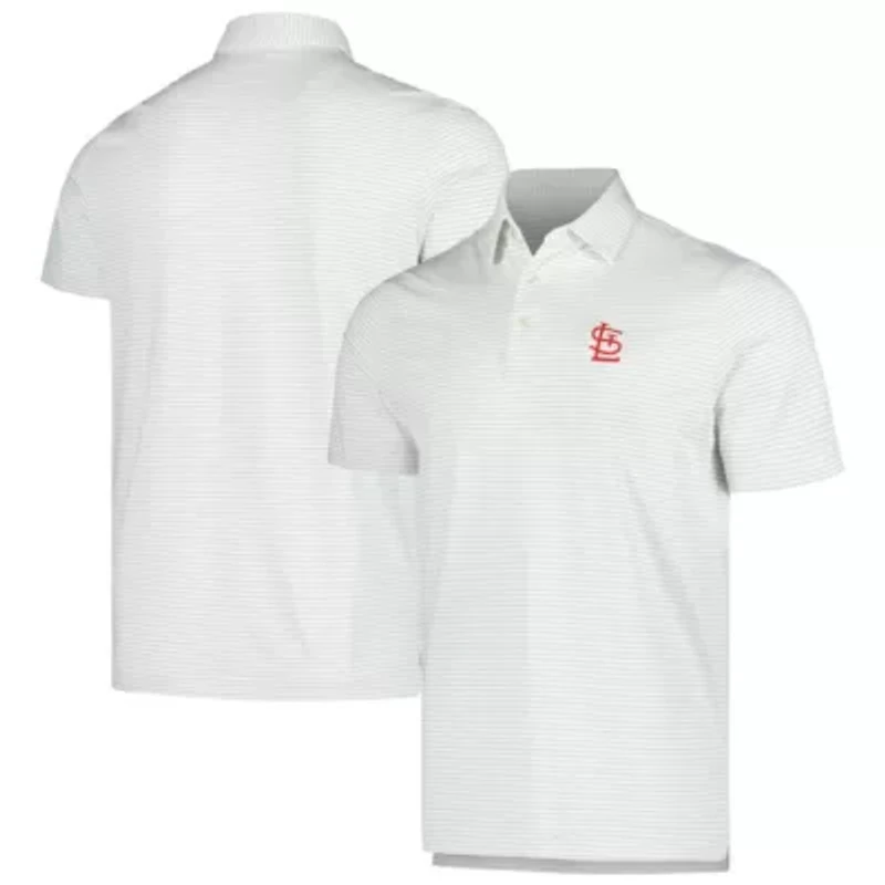 MLB Vineyard Vines St. Louis Cardinals Bradley Stripe Polo