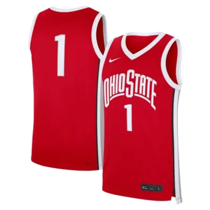 NCAA Nike #1 Ohio State Buckeyes Road Replica Jersey