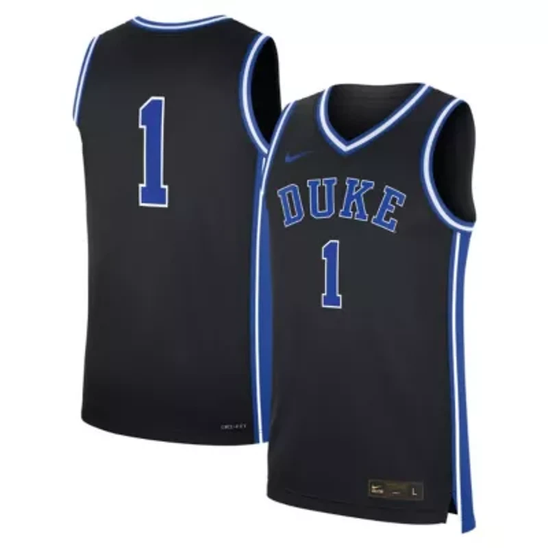 Duke Blue Devils NCAA Nike #1 Alternate Replica Jersey
