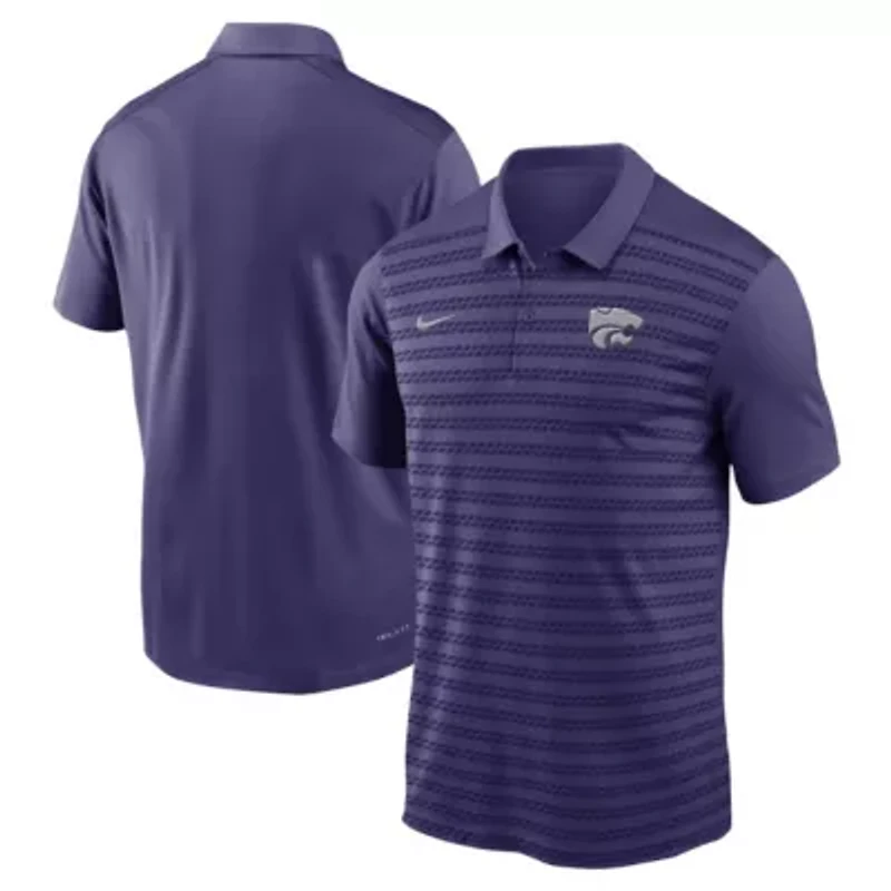 NCAA Nike Kansas State Wildcats 2024 Sideline Victory Coaches Performance Polo