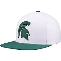 NCAA White/Green Michigan State Spartans 2-Tone 2.0 Snapback Hat