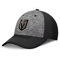 NHL Fanatics Gray/Black Vegas Golden Knights Fundamental Top Shelf 2-Tone Flex Hat