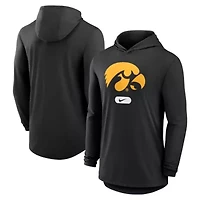 NCAA Nike Iowa Hawkeyes Primetime Tri-Blend Dri-FIT Long Sleeve Hoodie T-Shirt