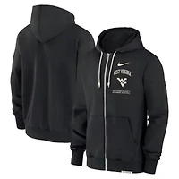 NCAA Nike West Virginia Mountaineers On-Court Performance Full-Zip Hoodie