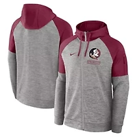 NCAA Nike Florida State Seminoles Fitness Raglan Performance Full-Zip Hoodie