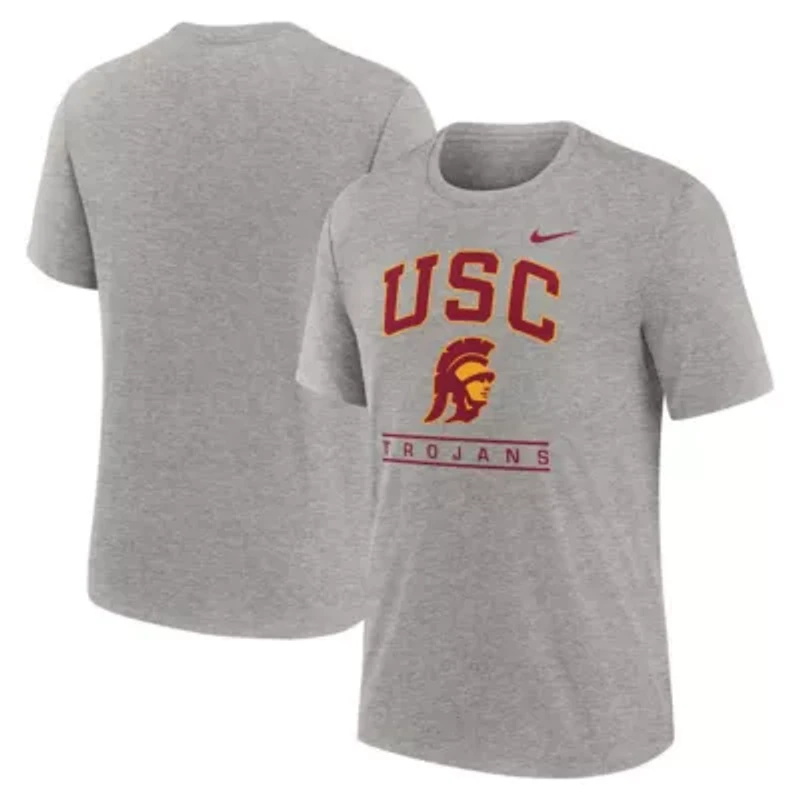 NCAA Nike USC Trojans Arch Over Logo Tri-Blend T-Shirt