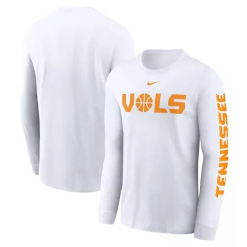 NCAA Nike Tennessee Volunteers Basketball Icon Two-Hit Long Sleeve T-Shirt
