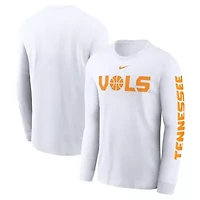 NCAA Nike Tennessee Volunteers Basketball Icon Two-Hit Long Sleeve T-Shirt