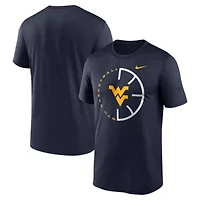 NCAA Nike West Virginia Mountaineers Legend Basketball Icon Performance T-Shirt