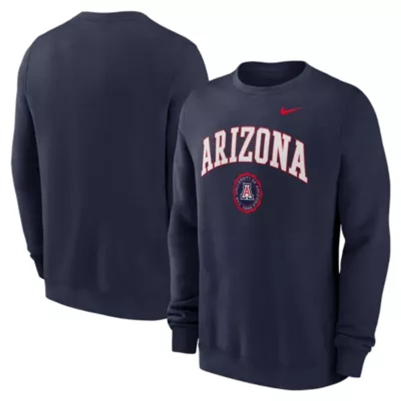 NCAA Nike Arizona Wildcats Arched Seal Pullover Sweatshirt