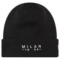 International Clubs AC Milan Established Wordmark Cuffed Knit Hat