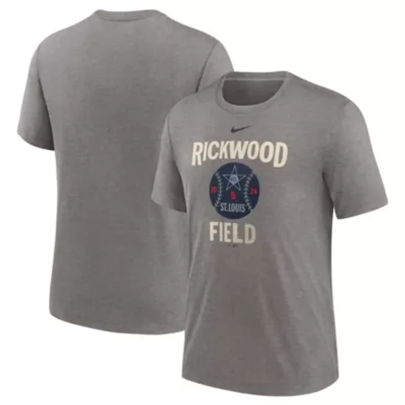 MLB Nike St. Louis Cardinals 2024 Rickwood Classic Tri-Blend T-Shirt
