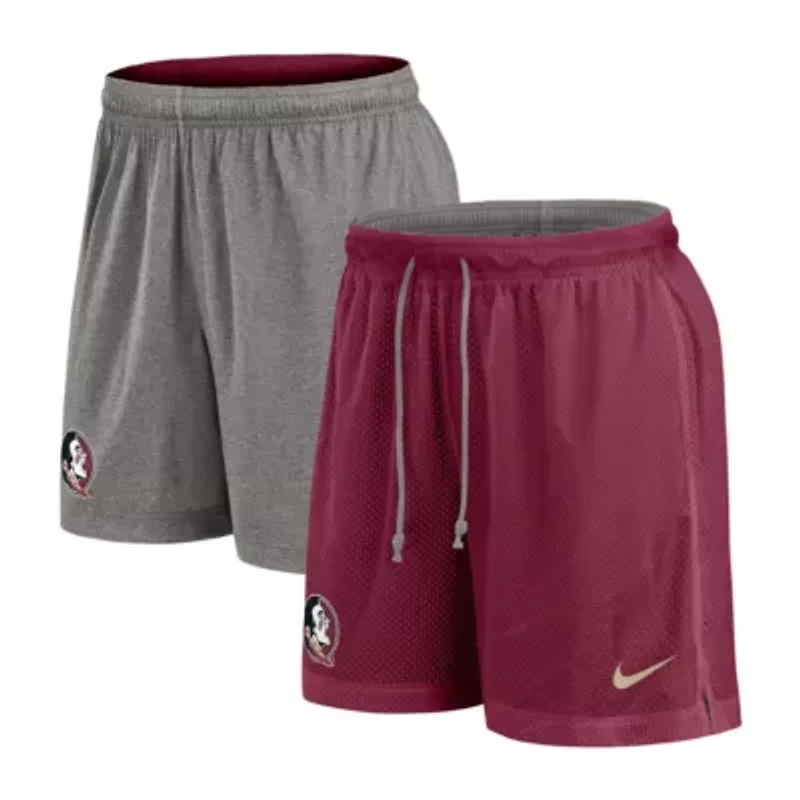 NCAA Nike Garnet/Heather Florida State Seminoles Player Reversible Shorts