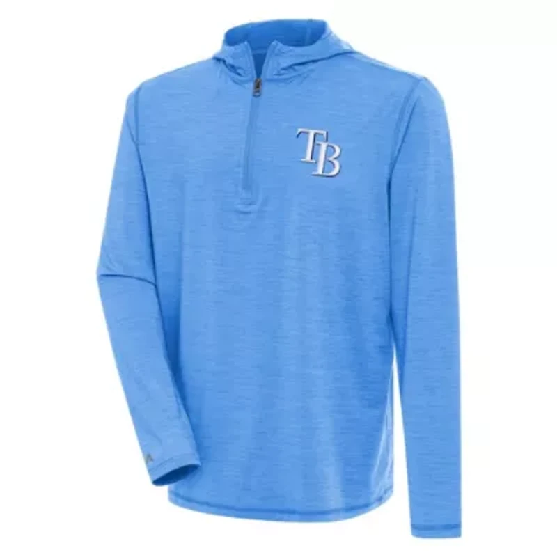 MLB Light Tampa Bay Rays Tidy Quarter-Zip Hoodie